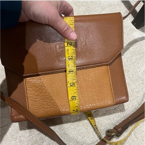 Burberry Vintage Brown Leather Crossbody Bag With Adjustable Strap - Picture 8 of 13